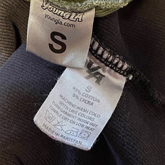 YoungLA Olive Green & Faded Purple Tank Tops - Picture 6 of 9